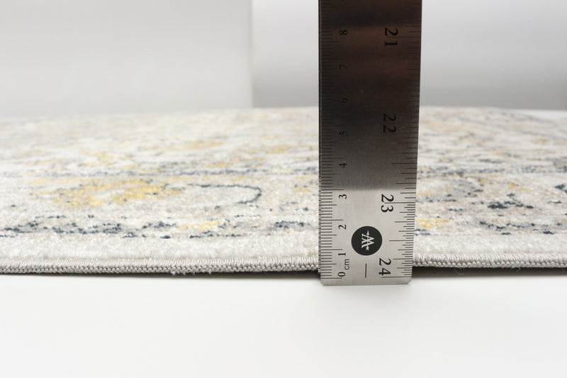 Legacy Ivory Machine Washable Area Rug - 6'0\" x 9'0\"