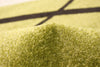 Carson Cream-Green Area Rug - 3'11" x 5'7"
