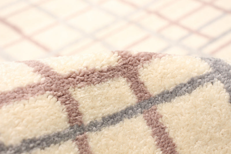 Taite Cream-Silver Area Rug - 3'11\" x 5'7\"