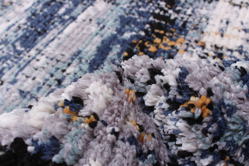 Paloma Marble Blue Area Rug - 3'11\" x 5'11\"