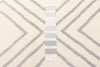 August Geod White-Grey 6'7" x 9'6" Area Rug