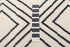 August Geod White-Navy 5'3" x 7'3" Area Rug