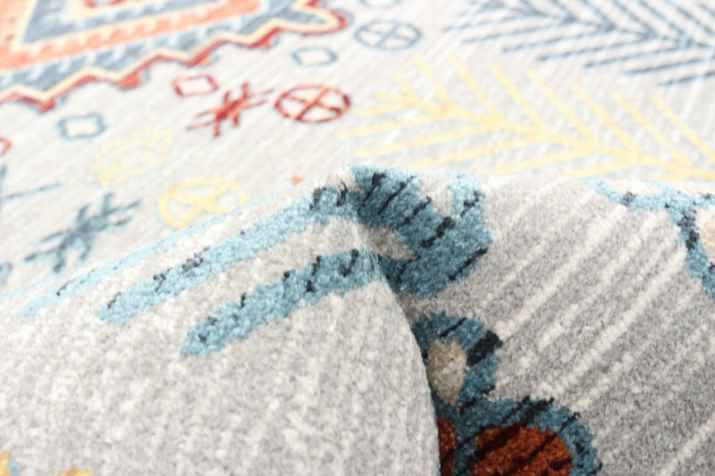 Gypsy Grey Machine Washable Area Rug - 8'0\" x 10'0\"