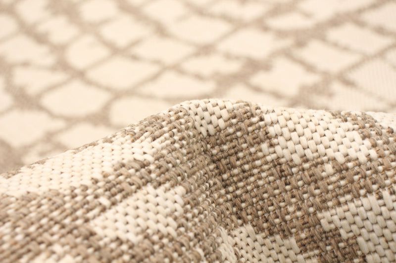 Sadie Safari Champagne-Taupe Area Rug - 3'11\" x 5'7\"