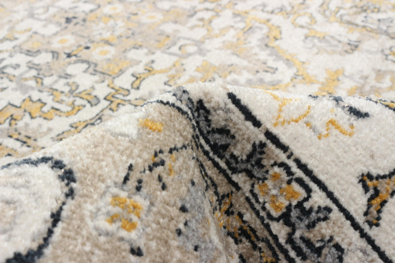 Legacy Ivory Machine Washable Area Rug - 6'0\" x 9'0\"