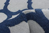 Sophie Grey-Navy Area Rug - 2'8" x 4'11"