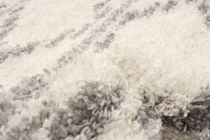 Helma Liv Cream Shag 3'11\" X 5'11\" Area Rug