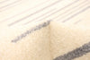 Faith Cream-Silver Area Rug - 5'3" x 7'3"