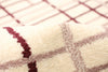 Taite Cream-Bordeaux Area Rug - 3'11" x 5'7"