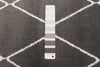 August Dark Grey-White 6'7" x 9'6" Area Rug
