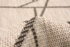 Sadie Abstract Silver-Black Area Rug - 7'10" x 10'2"