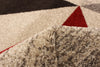 Hadley Grey / Red 7'10" x 10'2" Area Rug