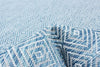 Neisha Diamond Blue Rug 6'7" X 9'6" Area Rug