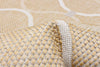 Neisha Abstract Gold Rug 6'7" X 9'6" Area Rug