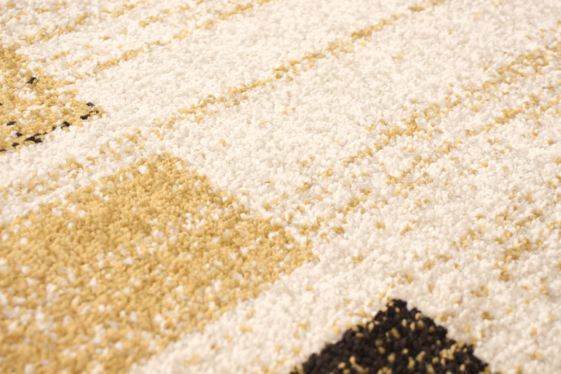 Aya Ivory-Brown Area Rug - 5'3\" x 7'3\"