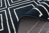 August Geod Navy-White 6'7" x 9'6" Area Rug