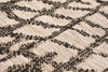 Sadie Safari Silver-Black Area Rug - 3'11" x 5'7"