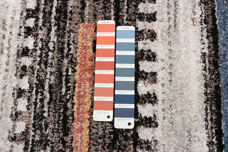 Vera Linear Multi-Colour Area Rug - 5'2\" x 7'5\"