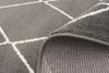 August Dark Grey-White 6'7" x 9'6" Area Rug