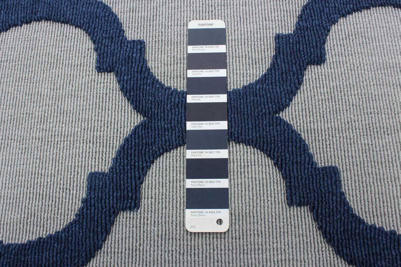 Sophie Grey-Navy Area Rug - 2'8\" x 4'11\"