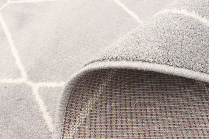 August Grey-White 6'7\" x 9'6\" Area Rug