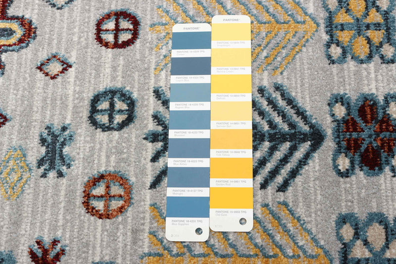 Gypsy Grey Machine Washable Area Rug - 2'6\" x 8'0\"