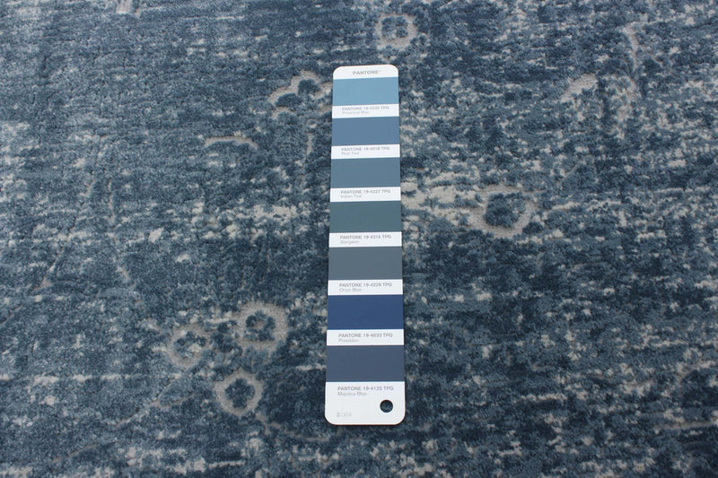 Dayna Blue Rug 6'7\" X 9'6\" Area Rug