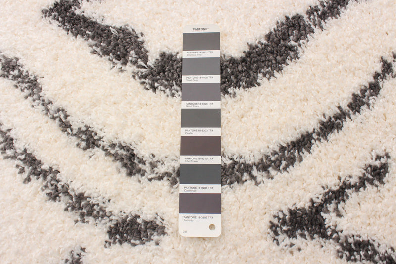 Gael Ivory Shag 7'10\" x 10'0\" Area Rug
