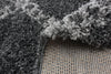 Helma Stark Dark Grey Shag 3'11" X 5'11" Area Rug