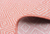 Neisha Diamond Coral Rug 5'3" X 7'3" Area Rug