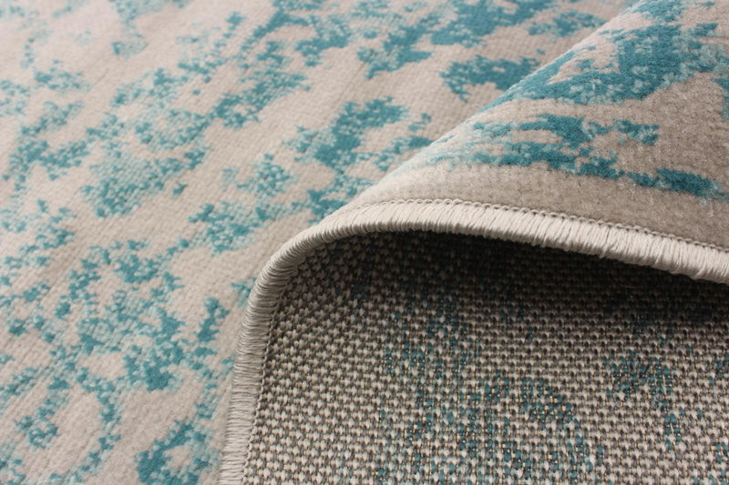 Corinne Aqua 5'3\" x 7'7\" Area Rug