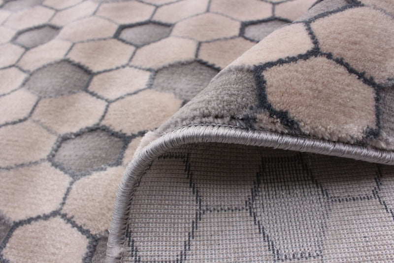 Ranger Taupe/grey Rug 5'3\" X 7'3\" Area Rug