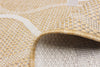 Neisha Abstract Gold Rug 6'7" X 9'6" Area Rug