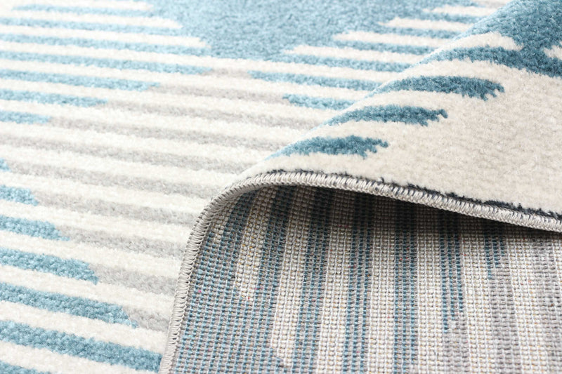 Kors Grey Machine Washable Area Rug - 6'0\" x 9'0\"