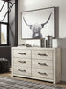 Abby 5-Piece Queen Bedroom Package - {Rustic}, {Industrial} style Bedroom Package in White {Engineered Wood}