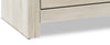 Abby Nightstand - {Rustic}, {Industrial} style Nightstand in White {Engineered Wood}