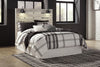 Abby Queen Panel Headboard - {Rustic}, {Industrial} style Headboard in White {Engineered Wood}