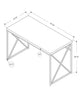 Brady Reclaimed Wood Look Desk - Brown