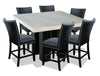 Cami 7-Piece Counter-Height Dining Set - Black