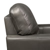 Curt Genuine Leather Sofa - Grey - {Modern}, {Retro} style Sofa in Grey {Solid Woods}