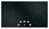 Café 5-Piece Electric Cooktop Stainless Steel Knobs - CXCE1HKPMSS - Accessory Kit in Brushed Stainless