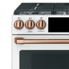 Café Gas Range Brushed Copper Knobs and Handles Set - CXFCGHKPMCU - Accessory Kit in Brushed Copper