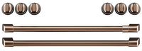 Café Induction Range Brushed Copper Knobs and Handles Set - CXFCHHKPMCU