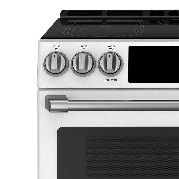 Café Induction Range Brushed Stainless Steel Knobs and Handles Set - CXFCHHKPMSS