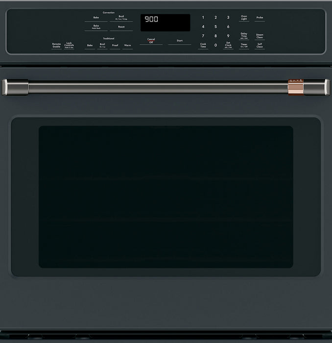 Café Single Wall Oven Brushed Black Handle - CXWS0H0PMBT