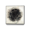 "Positives And Negatives I" Canvas Framed Black 20x20 Wall Art