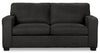 Made in Canada Fiona 74\" Chenille Fabric Sofa with Track Arms - Grey