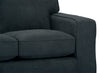 Fiona Chenille Loveseat - Navy - {Contemporary} style Loveseat in Navy {Alder}, {Oriented Strand Board (OSB)}, {Pine}