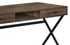 Flynn Reclaimed Wood-Look Desk - Brown