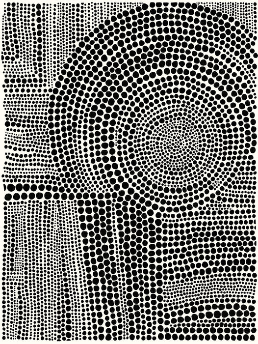 \"Clustered Dots B\" Giant Art 72x54 Wall Art